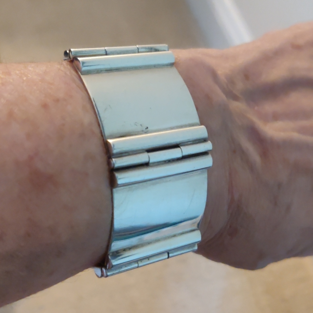 Sterling Silver 925 Cuff - image 2